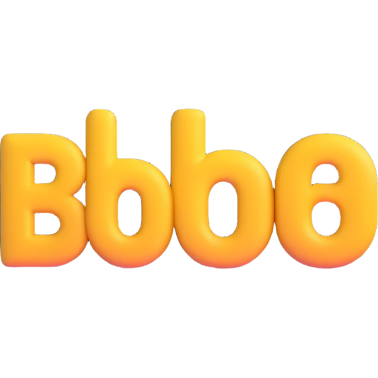 colorful 3D circular emoji with the word 'bro' in the center in a modern font emoji