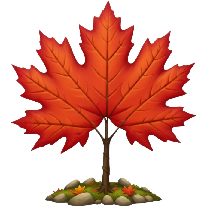 red maple emoji
