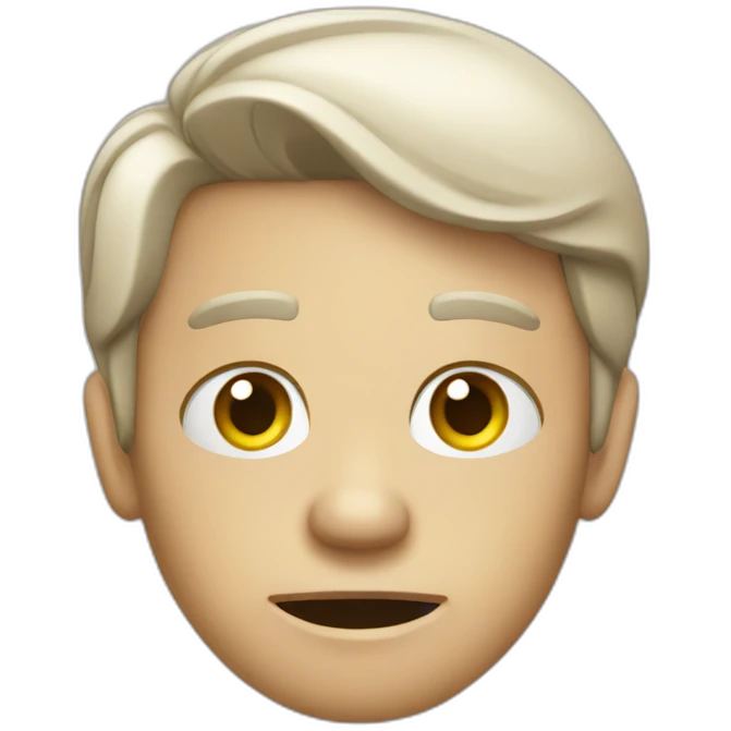 Annoyed customer service agent emoji