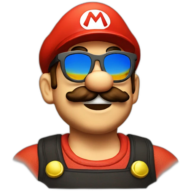 mario-with-sunglasses emoji