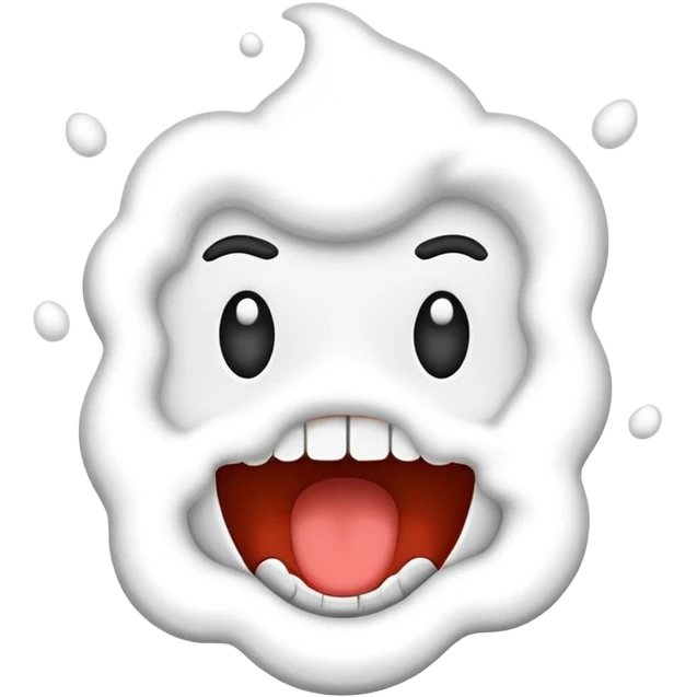 frothing at the mouth emoji
