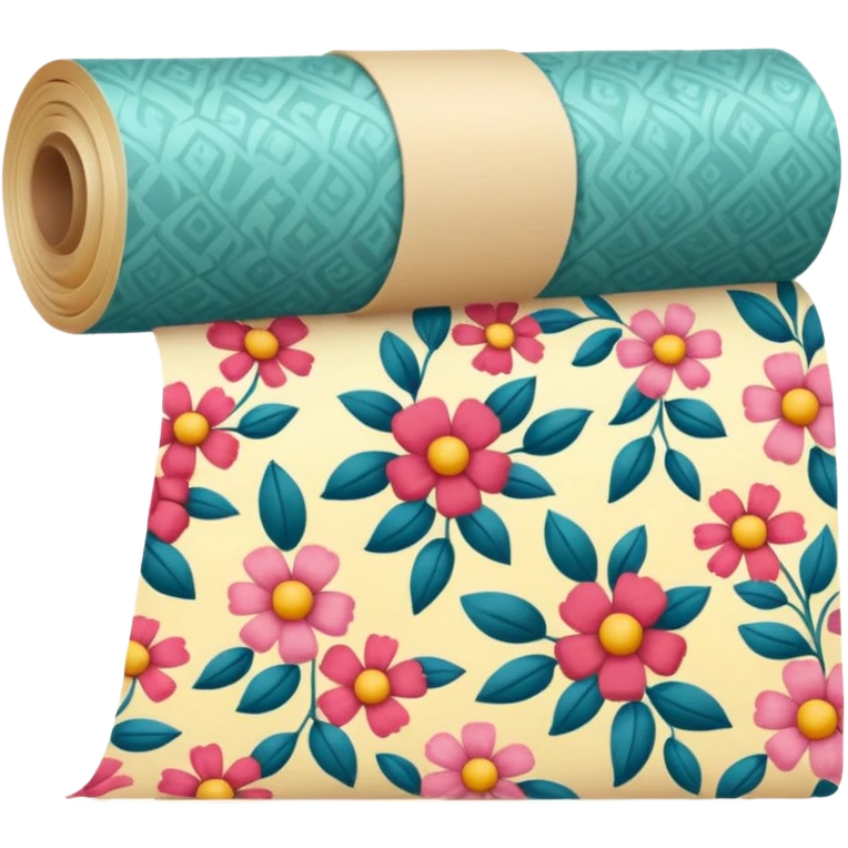 A roll of wallpaper  emoji