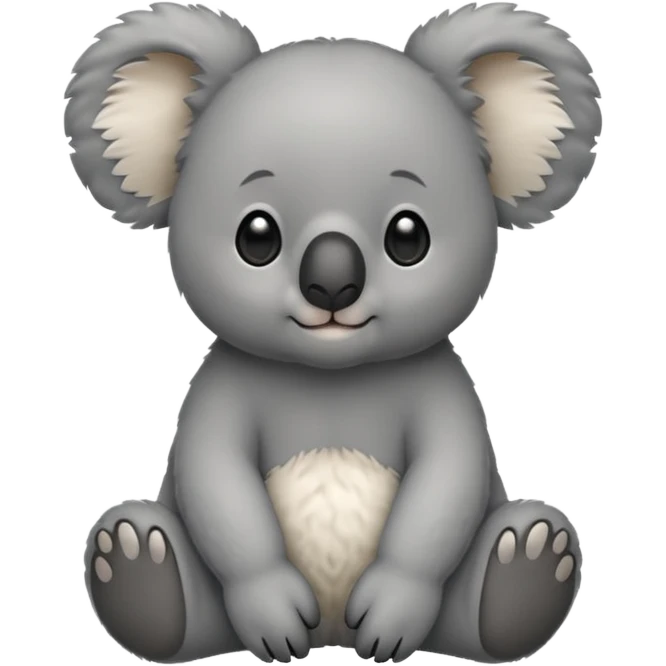 gray koala emoji