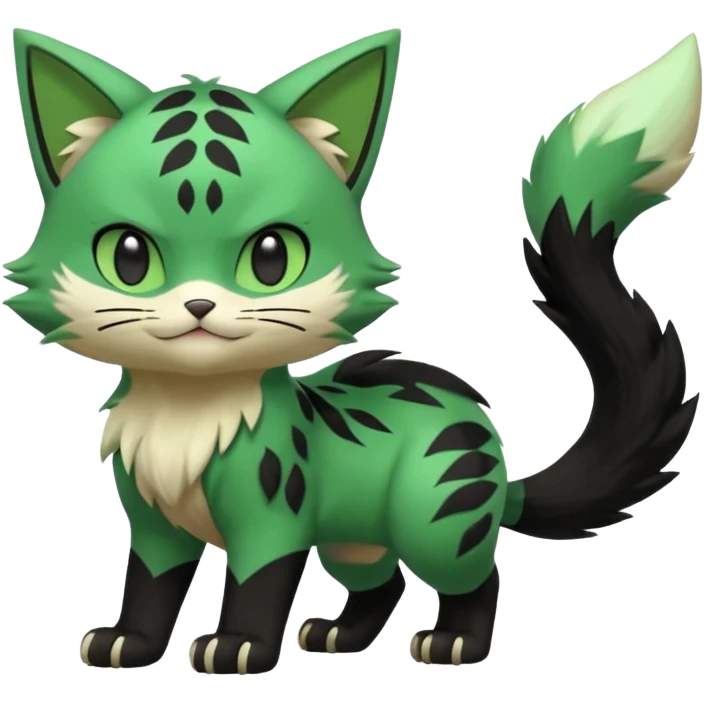Floragato-Meowscarada-Pokémon (full body) emoji