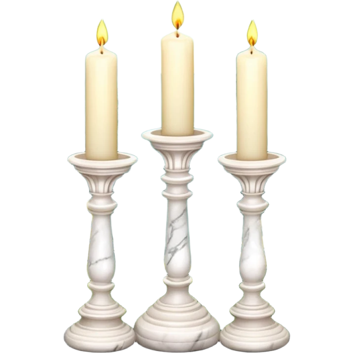 Aesthetic scenic beautiful gorgeous pretty elegant sparkly shiny scene of Candles, flowers, marble pedestals, lush vines, ferns, scenic aesthetic scenery emoji