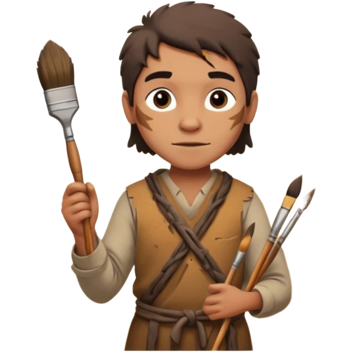 stone age artist emoji