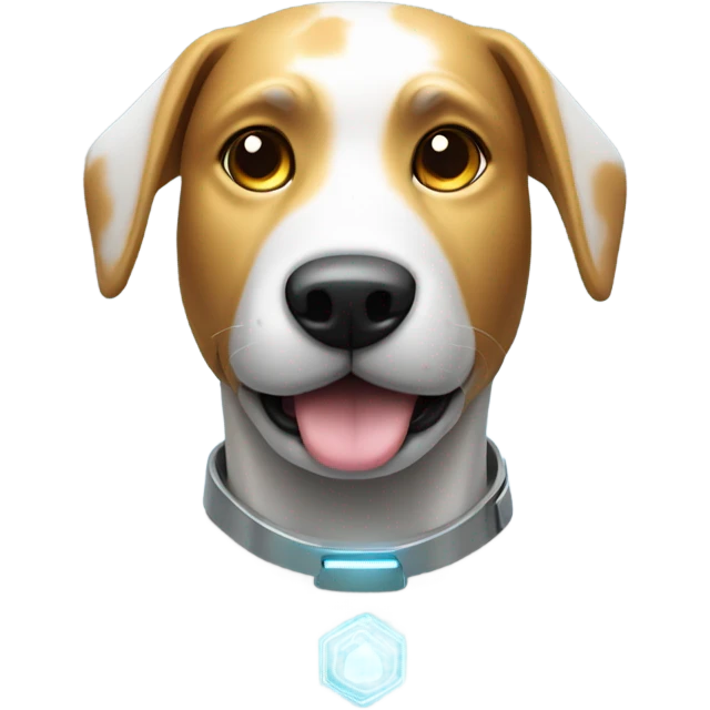A dog in the future  emoji