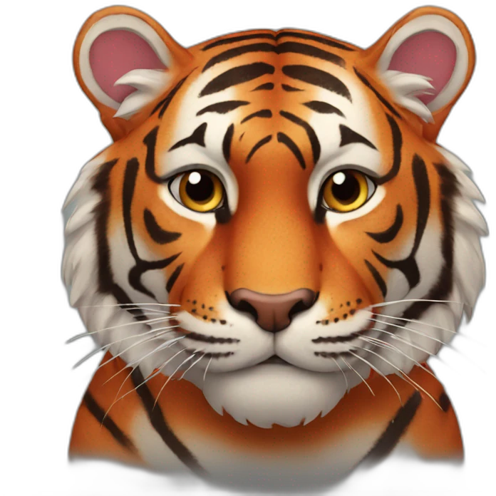 red tiger emoji