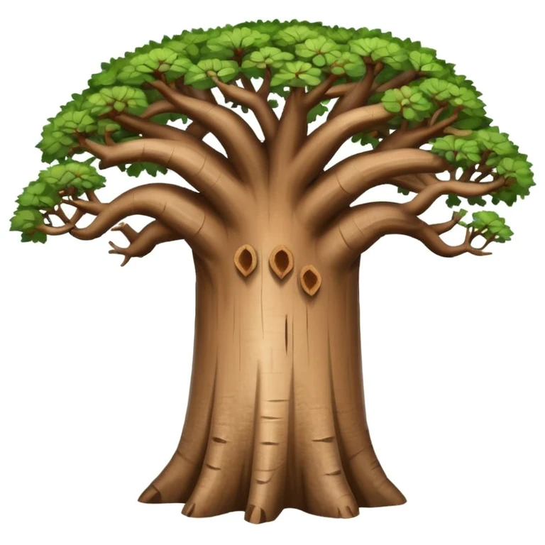 Baobab tree emoji