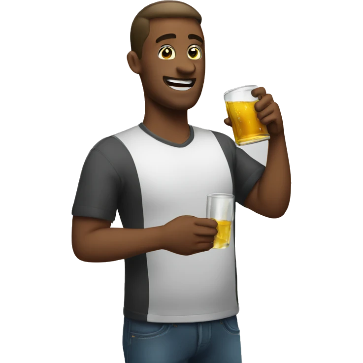 Drinking alcohol  emoji