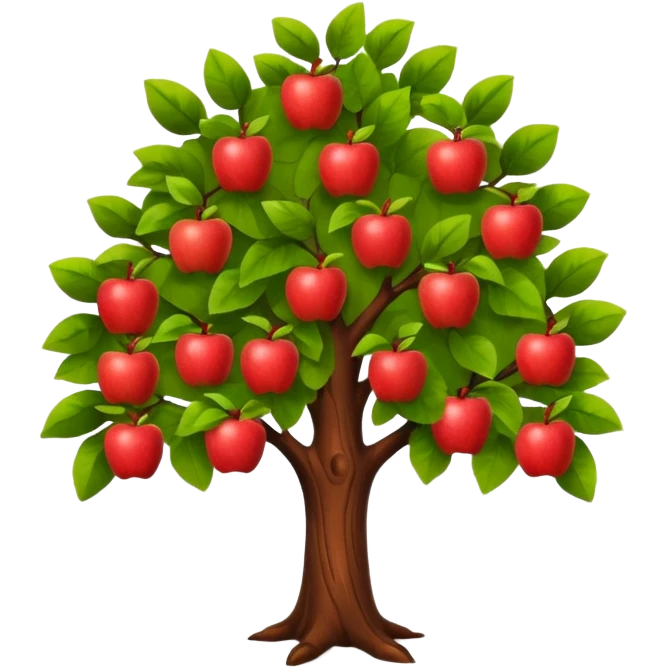 apple tree emoji
