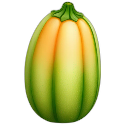 tip of zucchini in apricot emoji