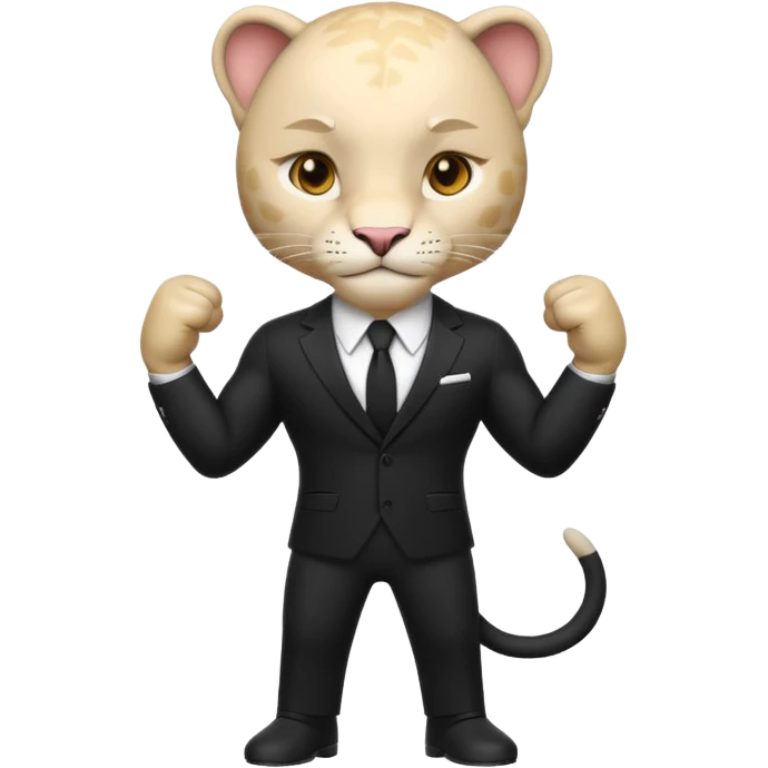 white panther emoji. As one would see on discord, that looks like Samuel Ayers from "The Smoke Room". emoji