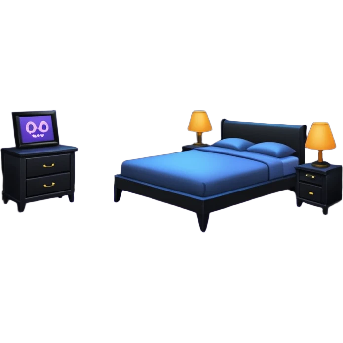 1980s black lighting emoji