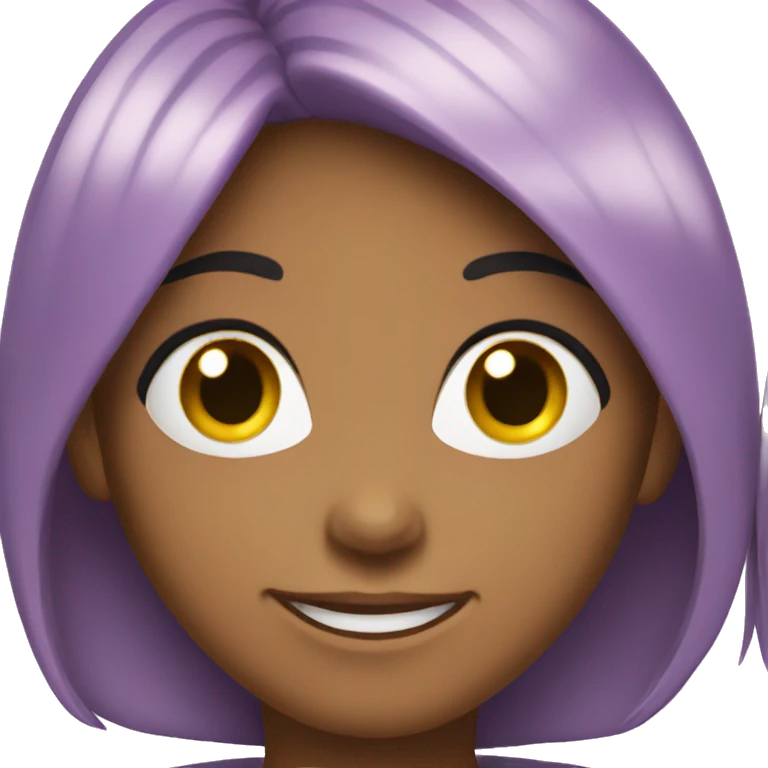 Gay Girl smiling emoji