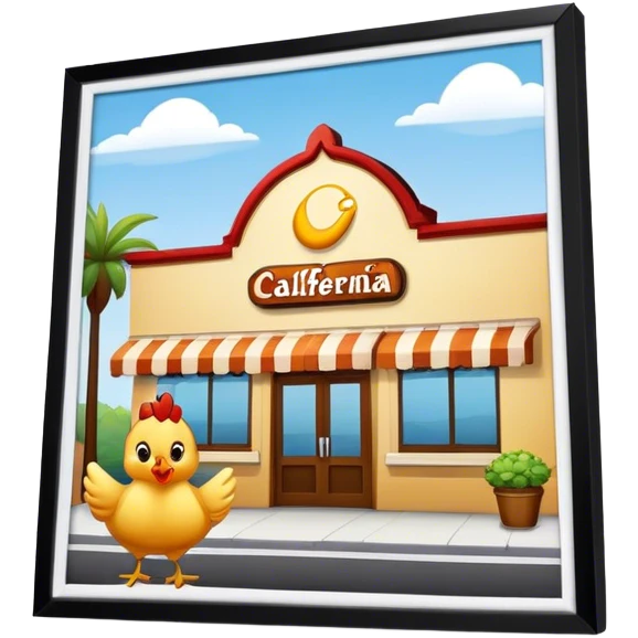 California Chicken Cafe emoji