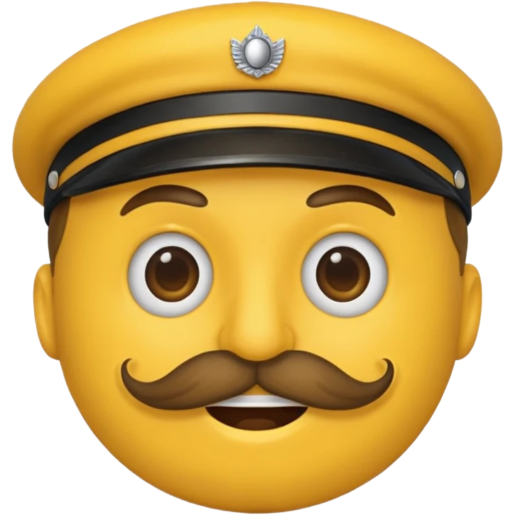 make a emoij thats a france sheff with a mustache emoji