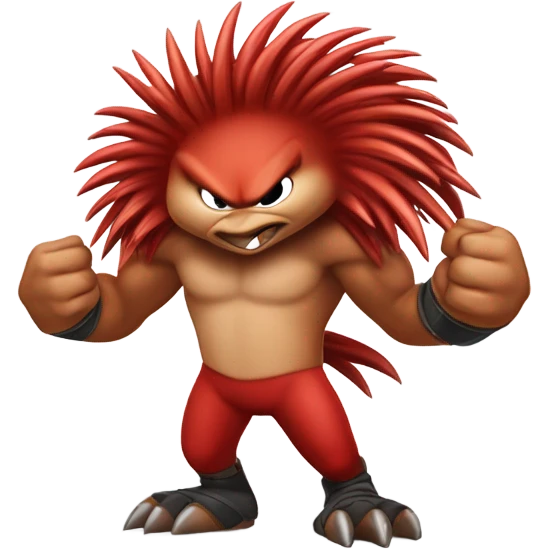 Knuckles . EXE emoji