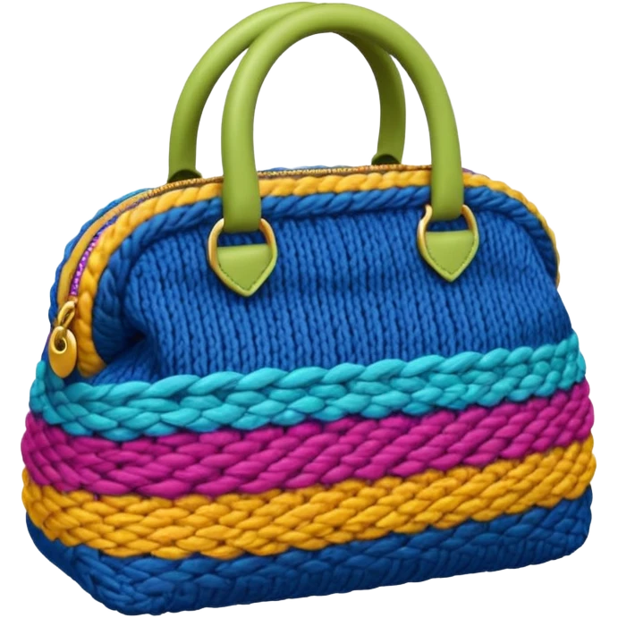 knitted bag  emoji