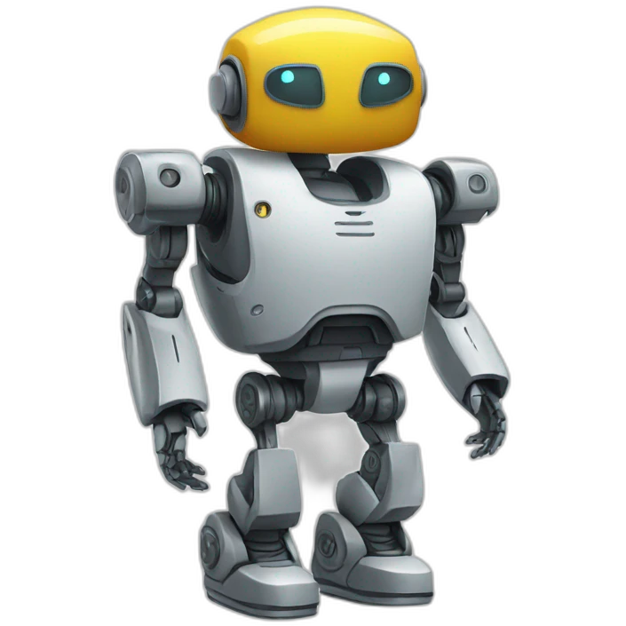 Robot in Nike emoji