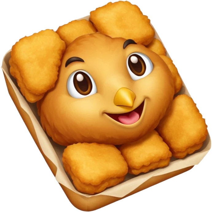 Chicken Nugget food emoji emoji