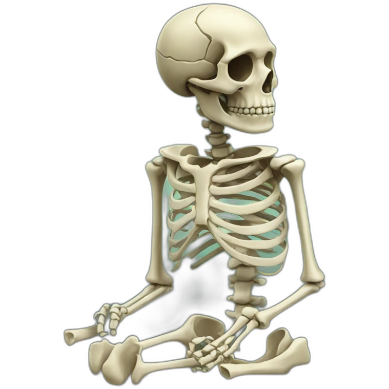 Brook skeleton emoji