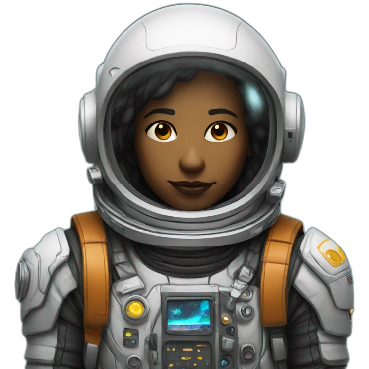 cyberpunk astronaut emoji