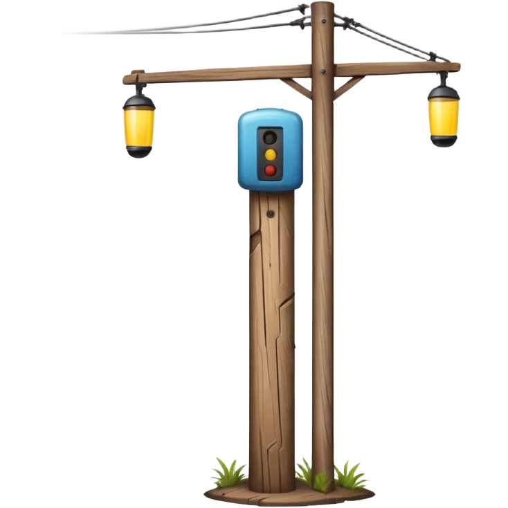 Electric pole emoji