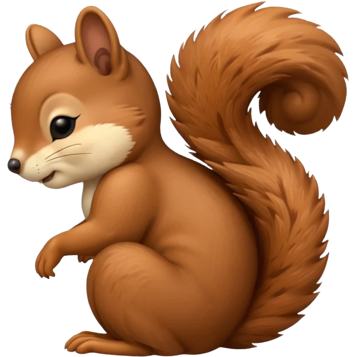 sleepy squirrel emoji