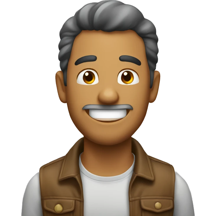 Hombre  riendo emoji