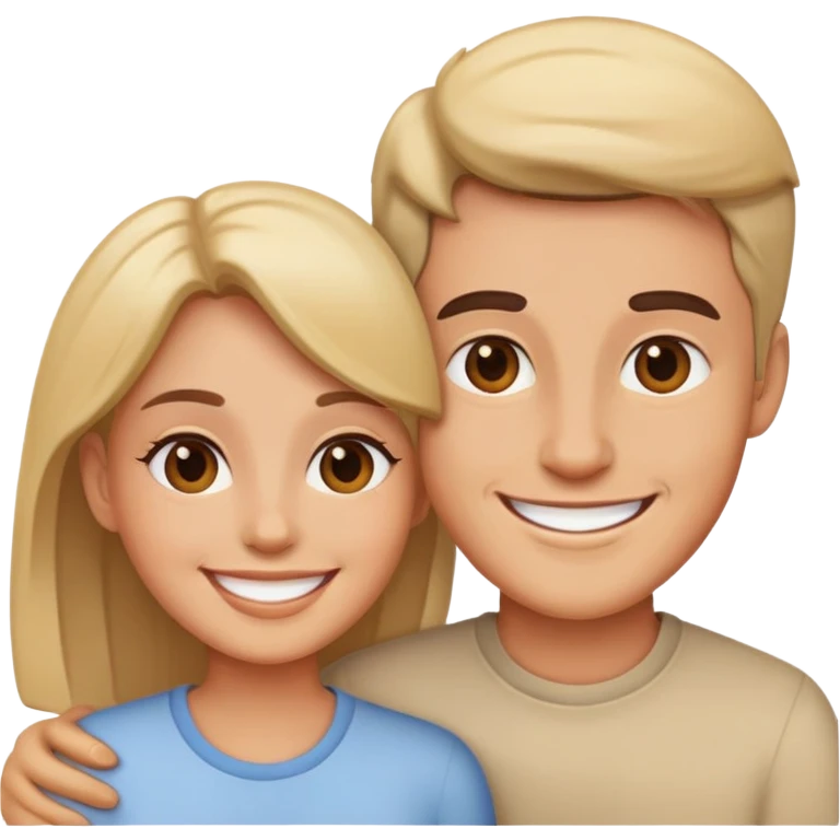 Couple talking emoji