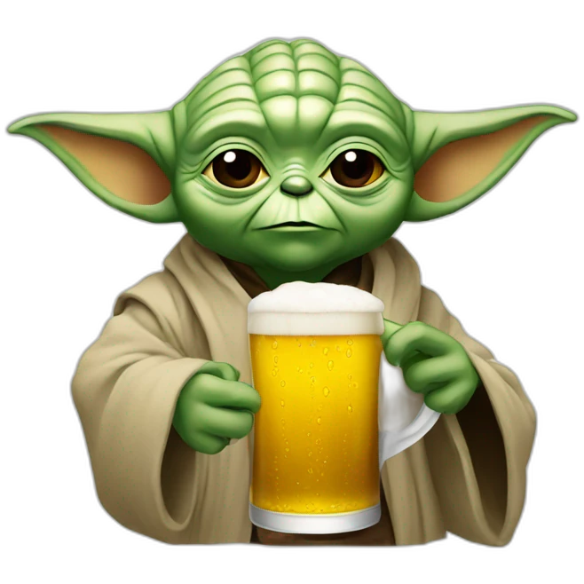 Yoda-beer emoji