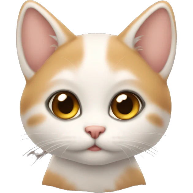 Small cute little kitzinka emoji