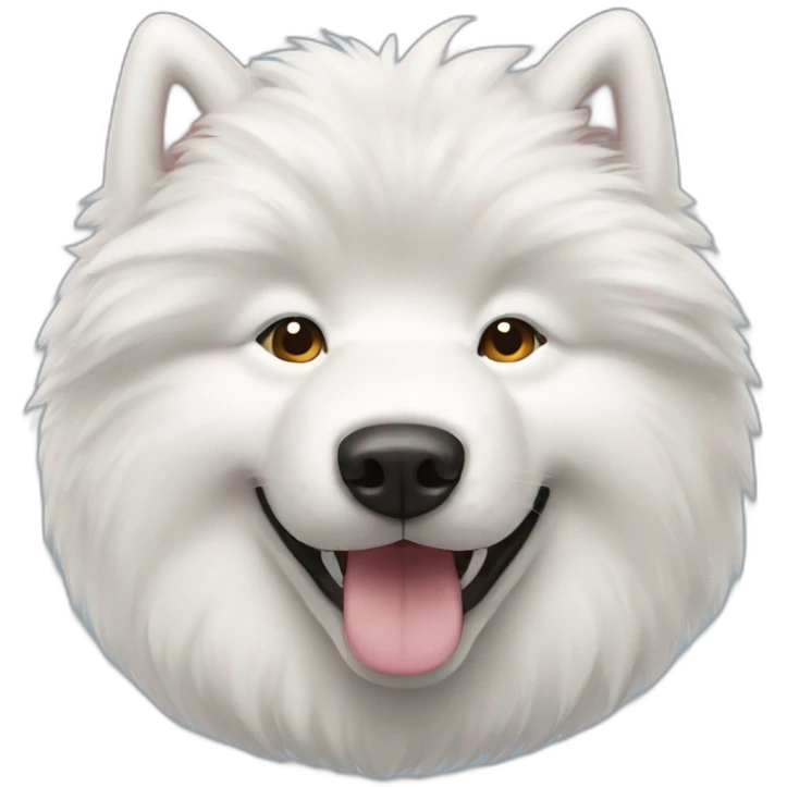 samoyed dog emoji