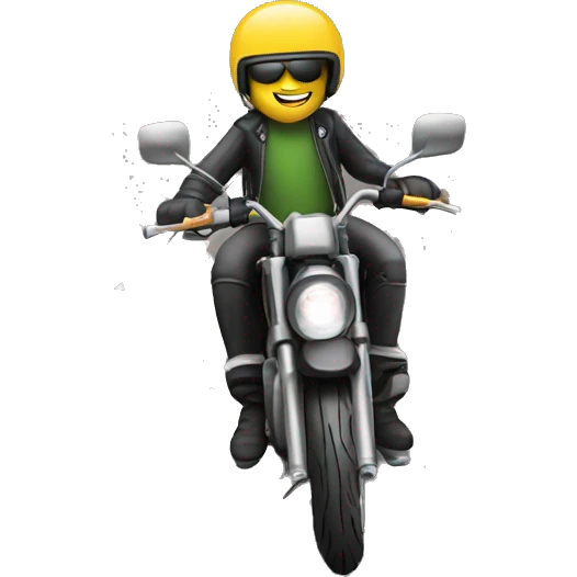 Moto on a Road emoji
