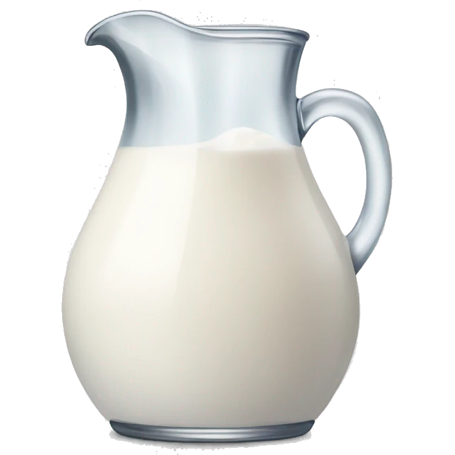 large pitcher of milk emoji