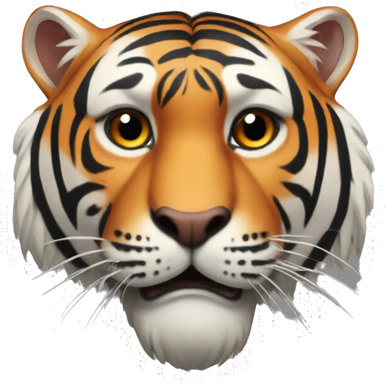 Tiger head  emoji