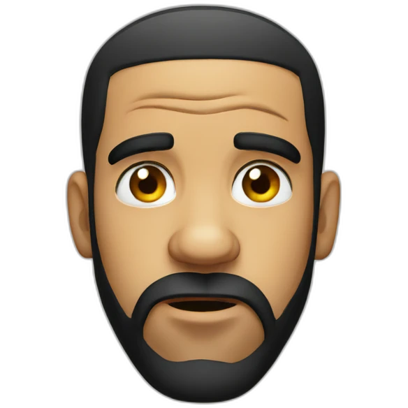 Drake stressing emoji