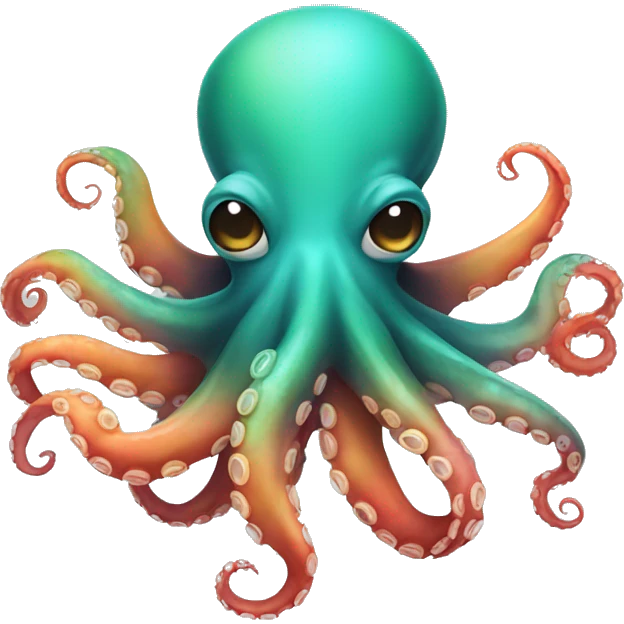 multicolored octopus emoji