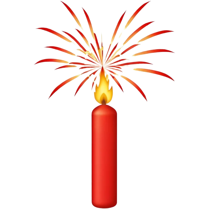 holiday firecracker emoji
