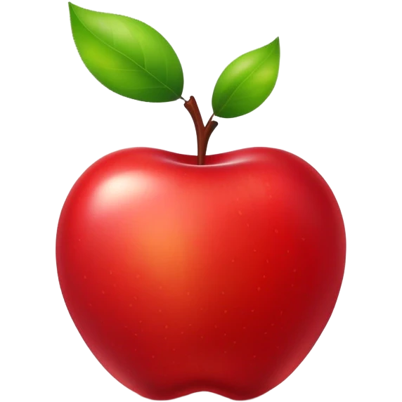 red apple emoji