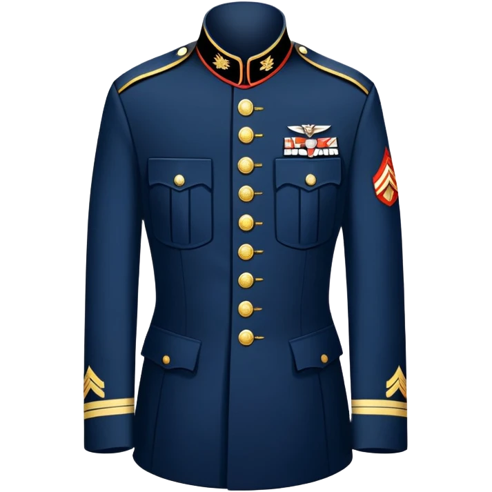 United states marine corps dress blue emoji