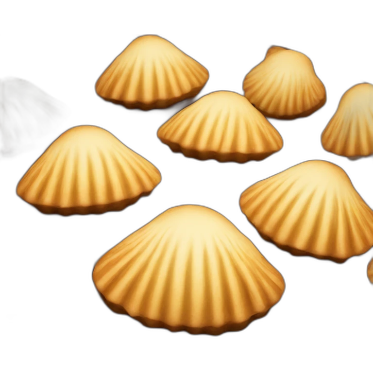 shell-shaped madeleine cake emoji