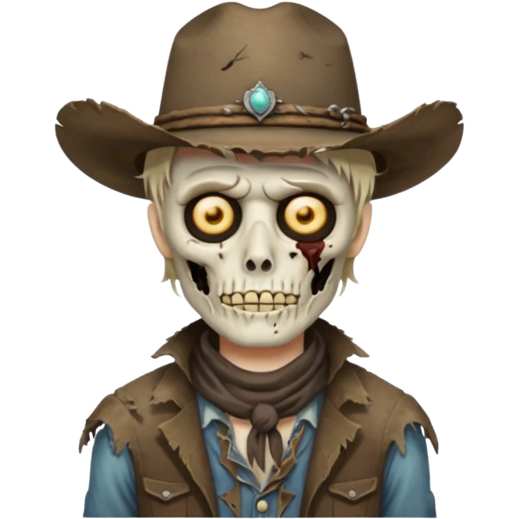 undead cowboy emoji