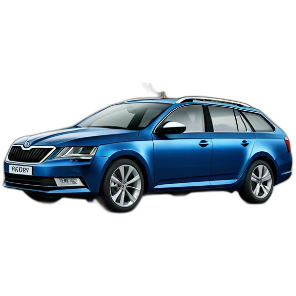 Skoda octavia 2016 metallic blue emoji