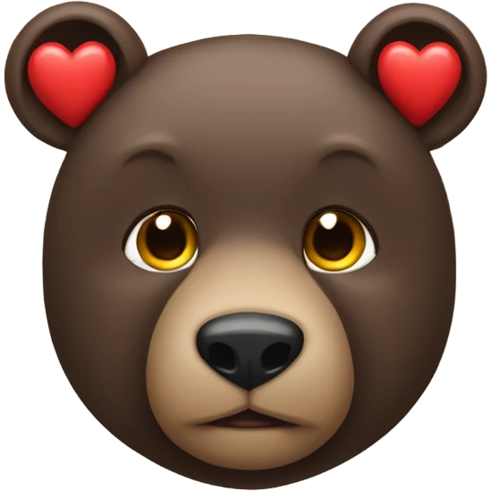 Oso con corazón  emoji
