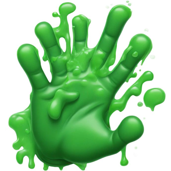 Booger hands emoji