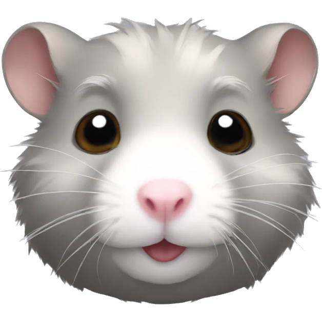 Hamster gris emoji