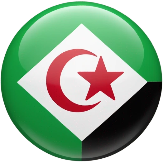 Syrische Flagge grün, weiß mit drei rote Sterne und schwarz emoji