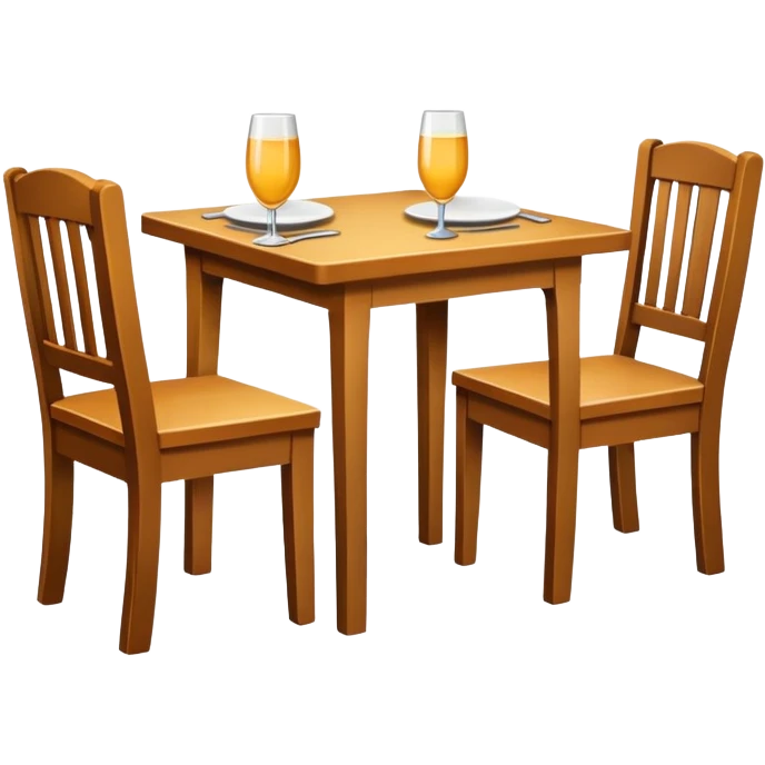 restaurant table emoji